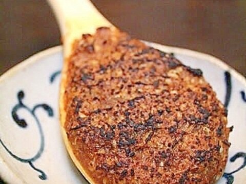 ミックスナッツの焼き味噌